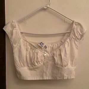 Princess Polly white micro top